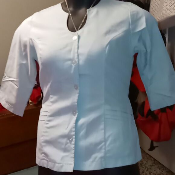(2)free Size small light blue vintage Uniform 🥋 bundle - Picture 4 of 6